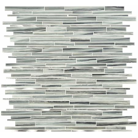 [ sea ] Msi Sea Glass Interlocking 12 In. X 11.81 In. X 4 Mm Textured